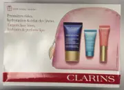 Clarins Targets Fine Lines, Hydrates & Perfects Lips. Trio Gift Set