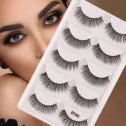 False Eyelashes Wispy Short Natural Cross Lash Extension Soft Hair Eye Makeup ]