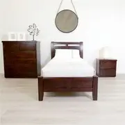 [James Lane] Calypso Kids Bed Frame Chocolate