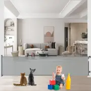 Baby Gate Retractable Gates for Stairs, Mesh Dog Gate for The House, Wide Pet...