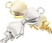 KALLORY Necklace DIY Clasps Jewelry Making Connectors Bracelet Buckle Pearl Necklace Fastener Hooks