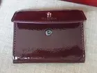 MIMCO " Coin Card Holder PATENT LEATHER Wallet dark red " new ❤❤❤