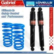 Rear HD STD Gabriel Ultra Shocks + Lovells Springs for Ford Falcon BA BF Sedan