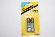 Bussmann Bussman BP/NON-30 30 Amp 250 Volt Fast Acting Cartridge Fuses 2 Count