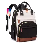 Laptop Backpack for Women Bag - 15.6 inch Work Travel Backpack with USB Charg...