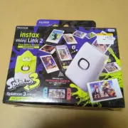 Instax Mini Link 2 Smartphone Printer + Splatoon 3 Case Bundle, Limited Edition