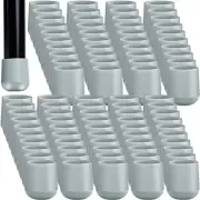 144 Pcs Folding Chair Leg Caps, 7/8 Inch Heavy Duty Plastic Round Chair