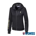 K-SWISS HOODIE JACKET連帽外套-女-黑