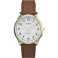 在飛比找PChome24h購物優惠-【TIMEX】Easy Reader系列 簡約手錶(白金 /