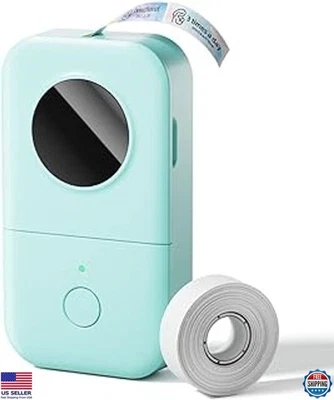 Portable Bluetooth Label Maker, Mini Thermal Printer for Home & School Use