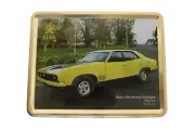 Ford GT 351 Collectors 3D Embossed Gift Tin 2011 Limited Yellow 1973 Man Cave