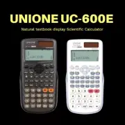 UNIONE UC-600E Scientific Calculator Fn 417 2Way Power Textbook Display Solar