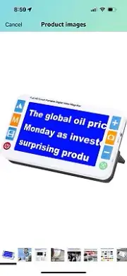 Portable Digital Video Magnifier Electronic Reading Aid 5.0 Inch with Foldable