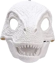 Dinosaur Mask Halloween Mask Soft Latex Dino Mask Moving Jaw Movable Dinosaur Head Mask Tyrannosaurus Rex Mask,Dinosaur Movable Mouth Mask Latex Dinosaur Face Cover
