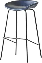 Bar Chairs Simple and Fashionable Household High Chair Light Luxury Front Desk Bar High Chair Restaurant Coffee Shop Island Bench for Kitchen Dining Room and Living Room (Color : F)