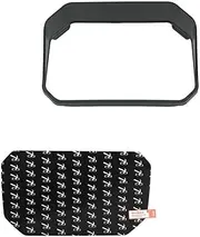 Jodriva Motorcycle Instrument Hat Sun Visor Meter Cover Screen Protector Film, for, R1250GS R1200GS LC Adventure F750GS F850GS C400X Car Dashboard Cover(One Set)