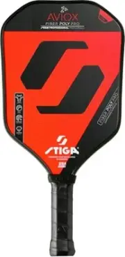 STIGA 3201000500 Aviox Fiber Poly Pro Red Pickleball Paddle Hitting Force USAPA