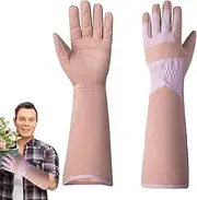 Yard Gloves Women - Breathable Hand Protector Thorn Proof Mitten - Wear-Resistant Yard Work Mitten Protective Gear for Pruning Planting Landscaping