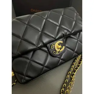 現貨實拍Chanel 小香中古超級vip 贈品包 ️限量鸳鸯扣cf手袋 绝美腋下包