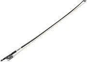 Labymos Well Balanced Braided Carbon Fiber 1/4 Violin Fiddle Bow Round Stick quisite Horseha Ebony Frog