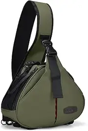 CADeN Camera Bag Sling Backpack Camera Case Waterproof with Rain Cover Tripod Holder, Compatible for DSLR/SLR Mirrorless Cameras (Canon Nikon Sony Pentax) and Accessories
