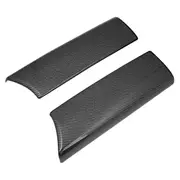 Unbrand Carbon Fiber Stowing Tidying Armrest Box Protect Stickers Covers For E Class W213 2016-2019