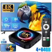 Android 13 TV Box 4GB RAM + 64GB Storage 8K Ultra HD Dual Wifi