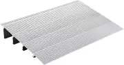 Door Threshold Ramp, 4" Rise Door Ramp for Wheelchairs, Aluminum Threshold Ramp