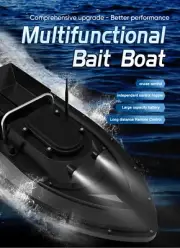 3.3 LBS Fishing Bait Boat RC Cruise Control Dual Cabin 12000mAh*2 For Sea Lake