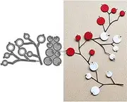 DzIxY Tree Branch Fruit Metal Cutting Dies for Card Making Kit Embossing Paper Die Cuts Set Scrapbook Stencils Supplies Machine Templates