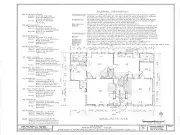 Cape Cod colonial house, 3 bedroom floor plan, architectural drawings & details