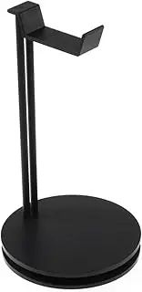 LIFKICH Headphone Stand with Solid Base and Supporting Bar Headset Holder for All Lightweight Design Space Saving Earphone Storage Black