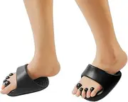 ZHHSUNY O&X Type Leg Corrector - X Leg and Heel Wedge Lift Corrector (Black, One size)