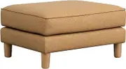 Koala Cork Sofa Ottoman for Living Room, Apartment, Dorm, and Spare Room with CertiPUR-US Certified Polyurethane Foam Water-Resistant Material/ 25.5" L x 32.6" W, Yarra Cork Colour