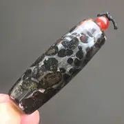 Sericho Pallasite Meteorite Perfect TianZhu Pendant Handmade Beads Sealed Glaz