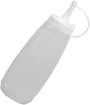 NAMOARLY Condiment Squeeze Bottle for Sauces Dressings Ketchup Dispenser Design for for Bbq Sauce Mustard Oil and Salad Dressing