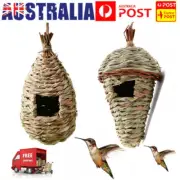 Bird Nest Water Drop Breeding Nest Grass Weave Canary Finch Budgie House Outdoor