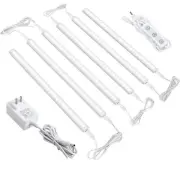 Dimmable Led under Cabinet Lighting for Kitchen - 6 Pcs 12 Inches Linkable Led C
