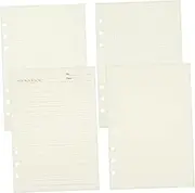 HOODANCOS A5 Loose Leaf Paper Binder Refills Grid Notebook Dotted Paper Lined Planner Inserts