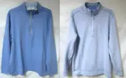 Tommy Bahama Men's Size Large Reversible 1/4 Zip Shirt MSRP $115 C1 1777