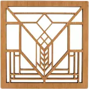 Frank Lloyd Wright Lake Geneva Hardwood Trivet