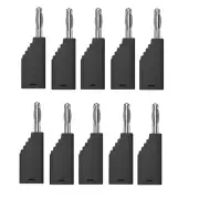 10pcs/Set Connector Plug J.10054 4mm Stackable Plug Banana Plug Face6473