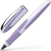 Schneider Ray Rollerball Pen Refillable with Standard Ink Cartridges Suitable for Right and Left Handers Lavender