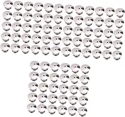 [STOBOK] 60 Pcs Hat Accessories Locking Pin Keepers Locking Clasp Badge Pin Backs Pin Back Locks Retainer Card Cap Enamel Bulk Holder Silver Pin Back Replacement Pin Keepers