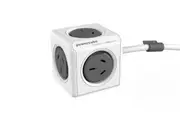 Allocacoc PowerCube 1.5m with 5 Power Outlets - Grey (5300/AUEXPCGRY)