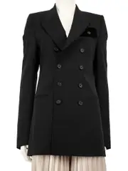Black Velvet Trim Blazer