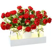 Valentines Day Decorations Mason Jar Lights Table Centerpiece for Dining Room...