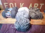 Lot of 7 Loops & Threads Cozy Wool Super Bulky Yarn~4.5 oz/90 yds each