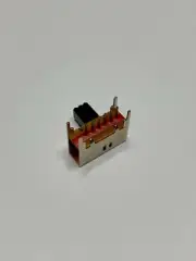MSS2250R Slide Switch DPDT 0.3A 125VAC R/A Extended Side 1571630-2 PC Pins