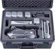 Lykus Titan M400 Waterproof Hard Case for DJI Mavic 4 Pro, DJI RC Pro 2/RC2, Fits up to 6 Batteries and Accessories in Fly More Combo/Creator Combo [CASE ONLY]
